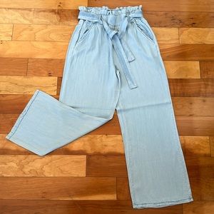 NWOT Chambray Thread & Supply Paper Bag Pants